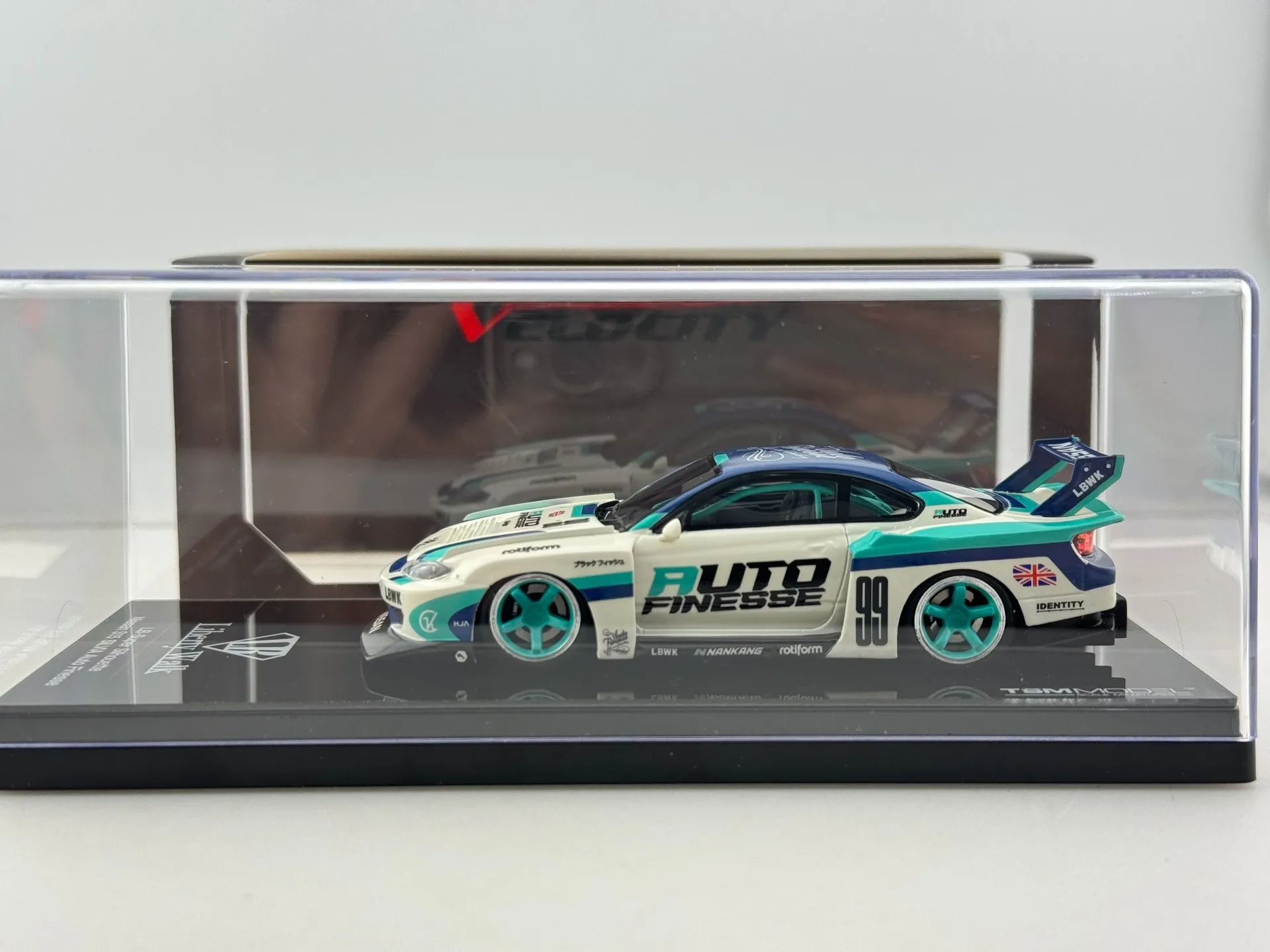 

Diecast TSM 1/43 Scale LB-Super Silhouette S15 SILVIA Auto Finesse SEMA Resin Car Model Collectible Toy Gift Souvenir Display
