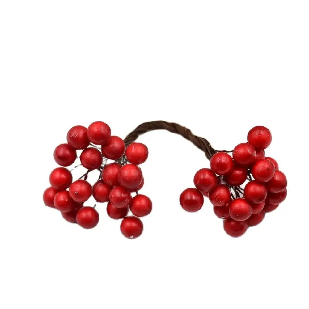 40 قطعة زهرة اصطناعية صغيرة الفاكهة رغوة التوت عيد الميلاد الديكور باقة ل ديكور منزلي للزفاف DIY بها بنفسك سكرابوكينغ باكا إكليل