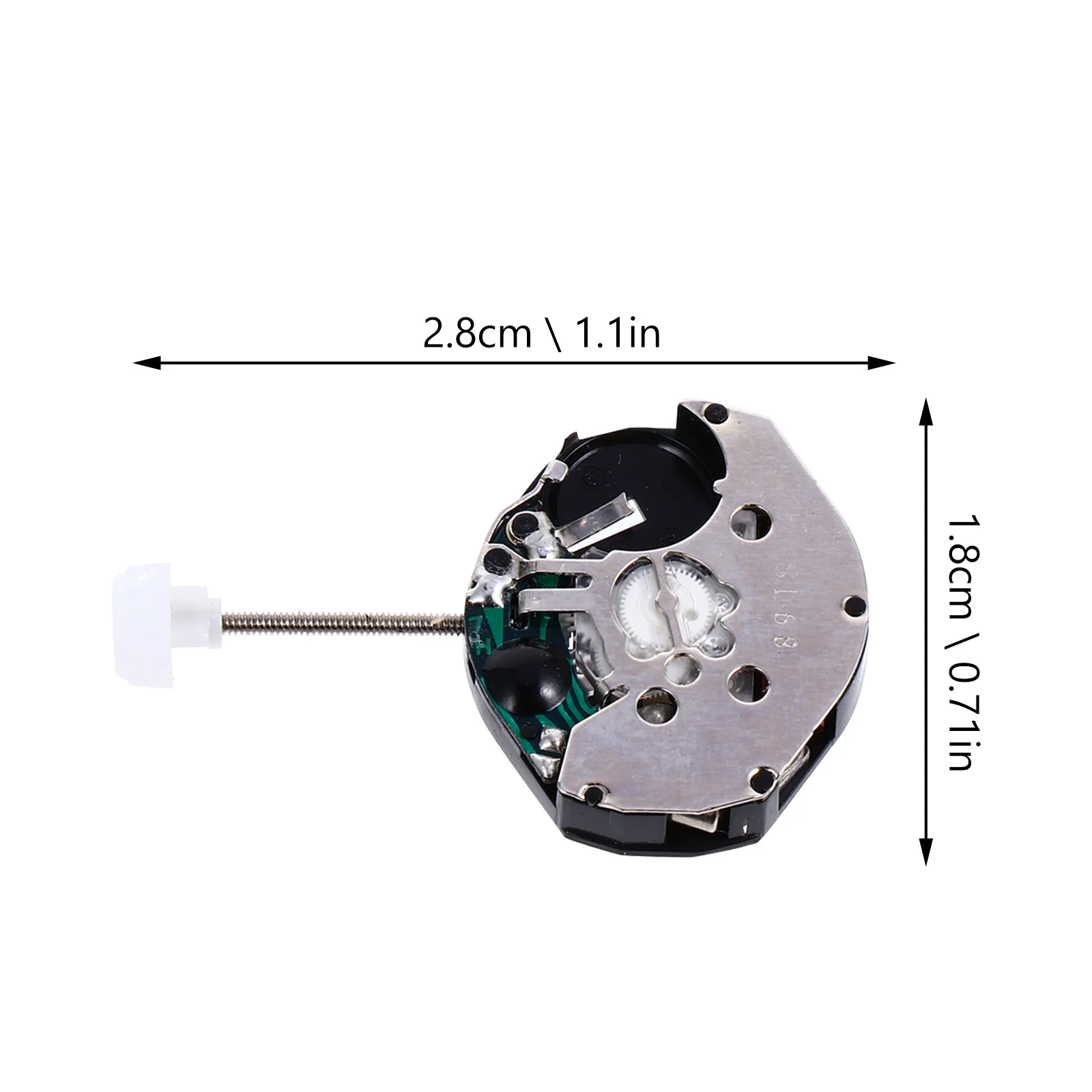 손목 시계 수리 도구 액세서리 손목 시계 무브먼트에 대한 5Pcs 시계 무브먼트 쿼츠 신뢰할 수 있는 내구성 교체 수리 부품
