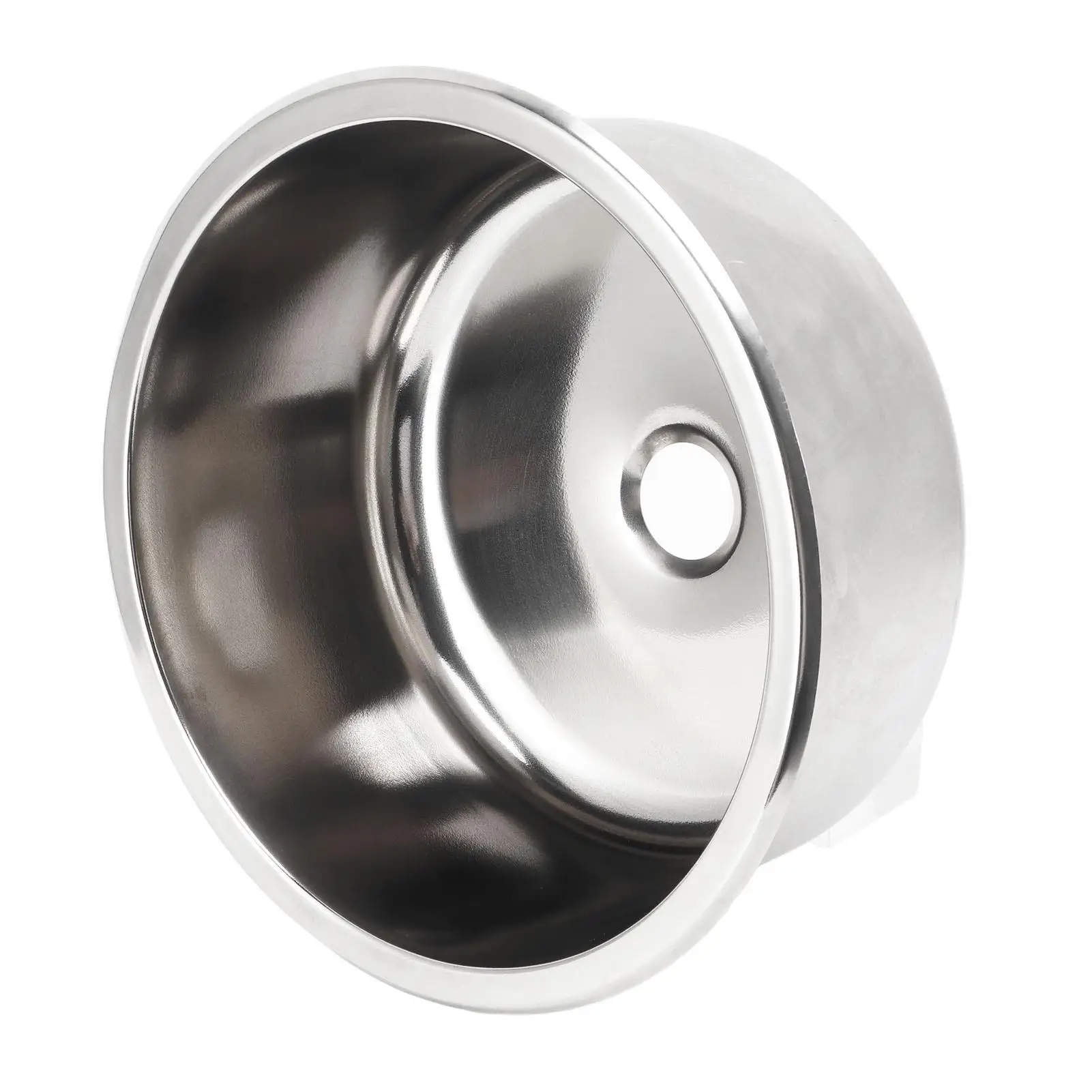 Bar Wash Basin RV Sink 295x130mm 304 Stainless Steel Large Capacity Rustproof Stain Resistant Easy Clean for Yacht