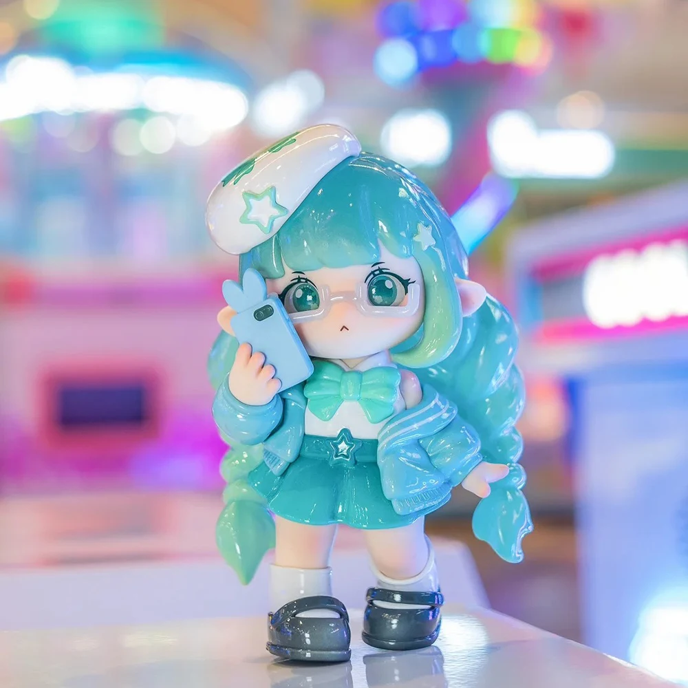 ใหม่ของแท้ Fiila'S Good Mood สี Atla Series กล่องตาบอดน้ําเล่น Hand-Made ตุ๊กตาเครื่องประดับน่ารักสาวของขวัญคอลเลกชัน