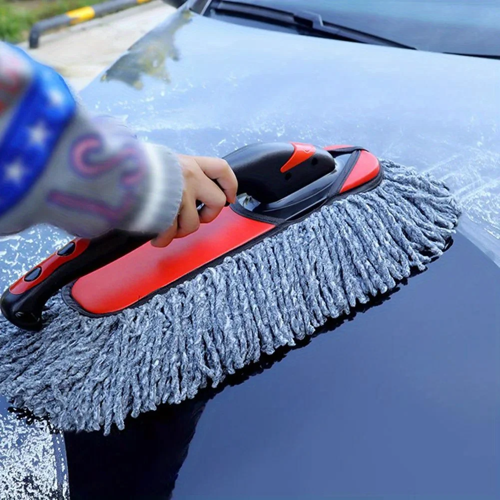 Car Duster Exterior with Extendable Handle Car Cleaning Tool Dust Remover Soft Non-Scratch Cleaning Brush For Car Home Dusting