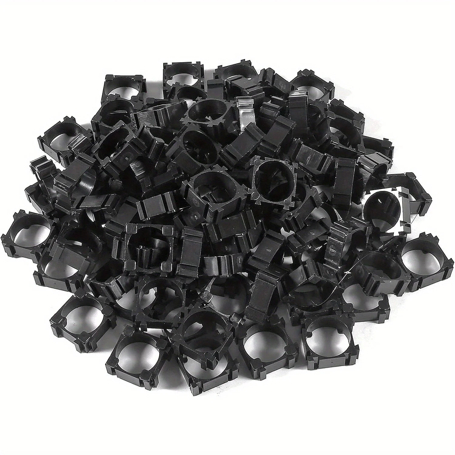 100 Stücke 18650 Lithium-Batterie Halter Kunststoff Batterie Pack Halterung Zylindrische Zelle Batterie Ständer Zelle Spacer für DIY Feste Batte – Detail 3