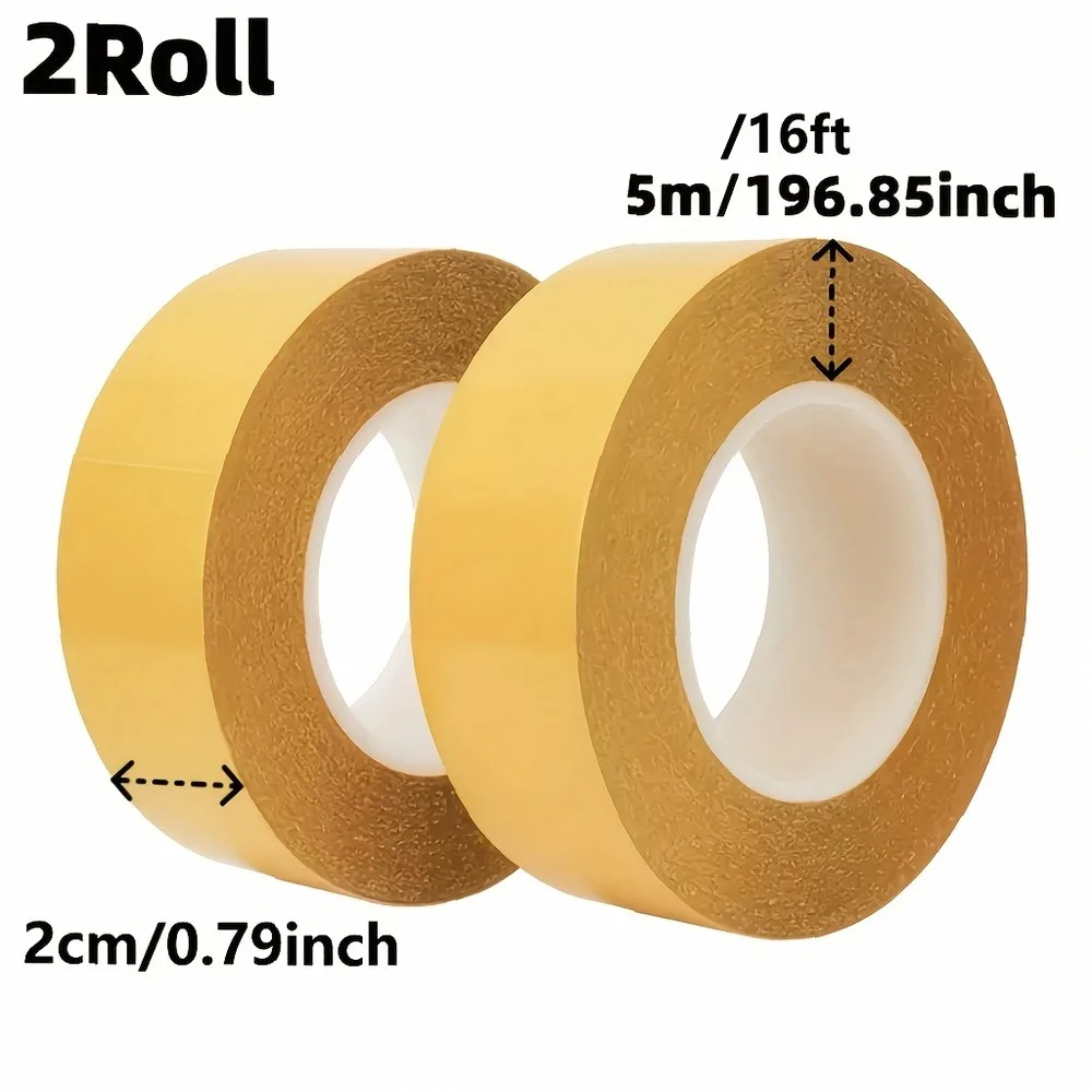 2Pcs Strong Double Sided Tape for Red Carpet, Rug, Wallpaper, Balloons - Multi-for Surface Adhesive, Non-Slip