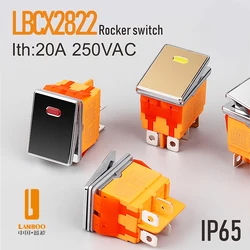 LANBOO 2822 series  Rocker Switch ON-OFF 2 Position 4Pin Electrical equipment With Light Switch 16A 250VAC