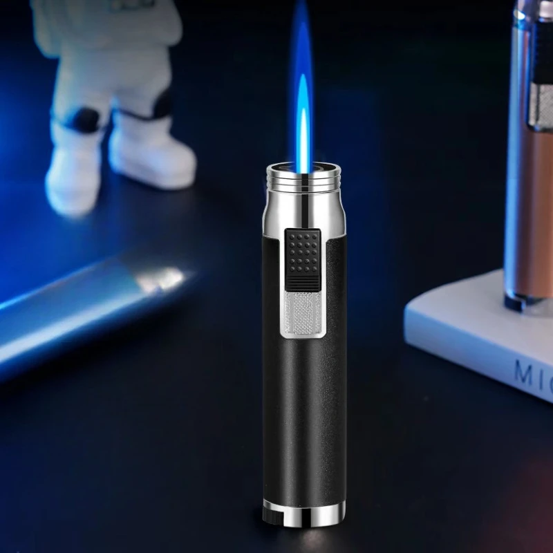 Torch Gas Mini Lighter Butane Inflatable Welding Gun Metal High Flame Windproof Spray Gun SmokingAccessories Cigar Ignition Tool