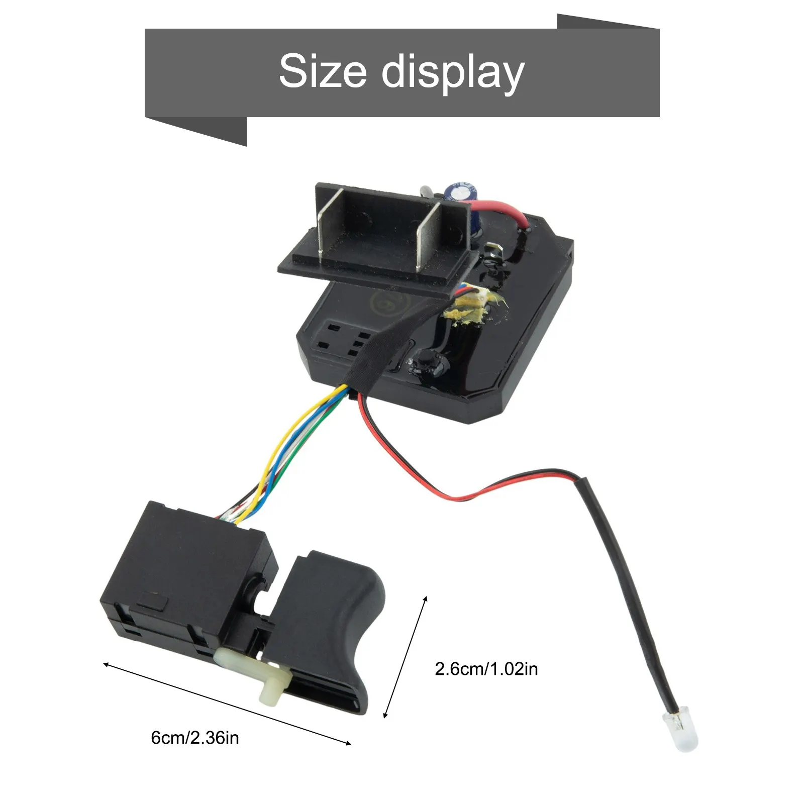 

Replace your Current Control Board and Switch with this Compatible Set for 2106161169 Brushless Electric Wrench