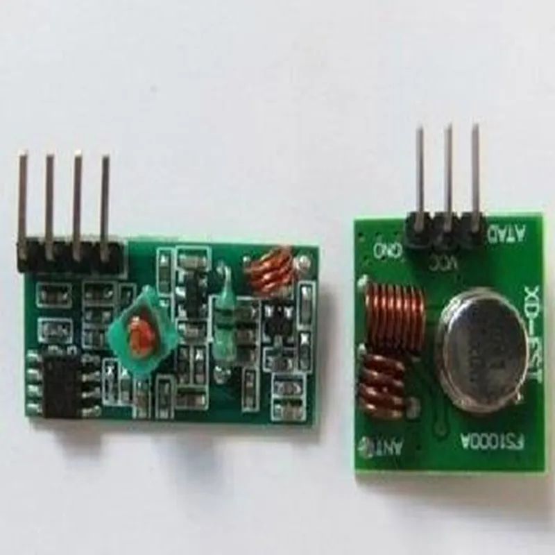 Módulo sem fios Alarme anti-roubo, Transmissor e Receptor, 433m, 1 par