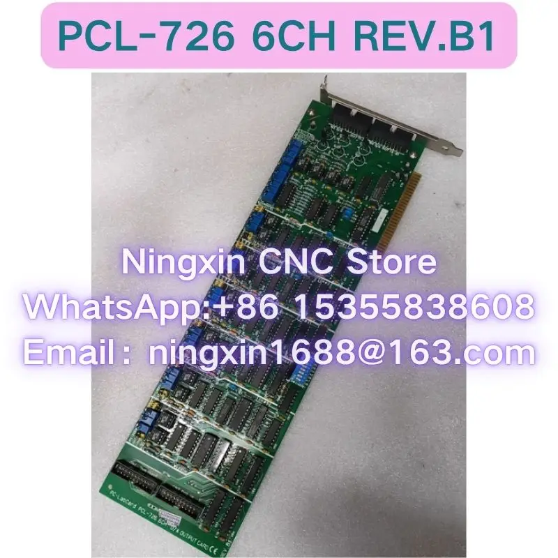 

Б/у PCL-726 6-канальная плата D/A OUTPUT REV.B1 Карта аналогового вывода Функциональный тест ОК Быстрая доставка