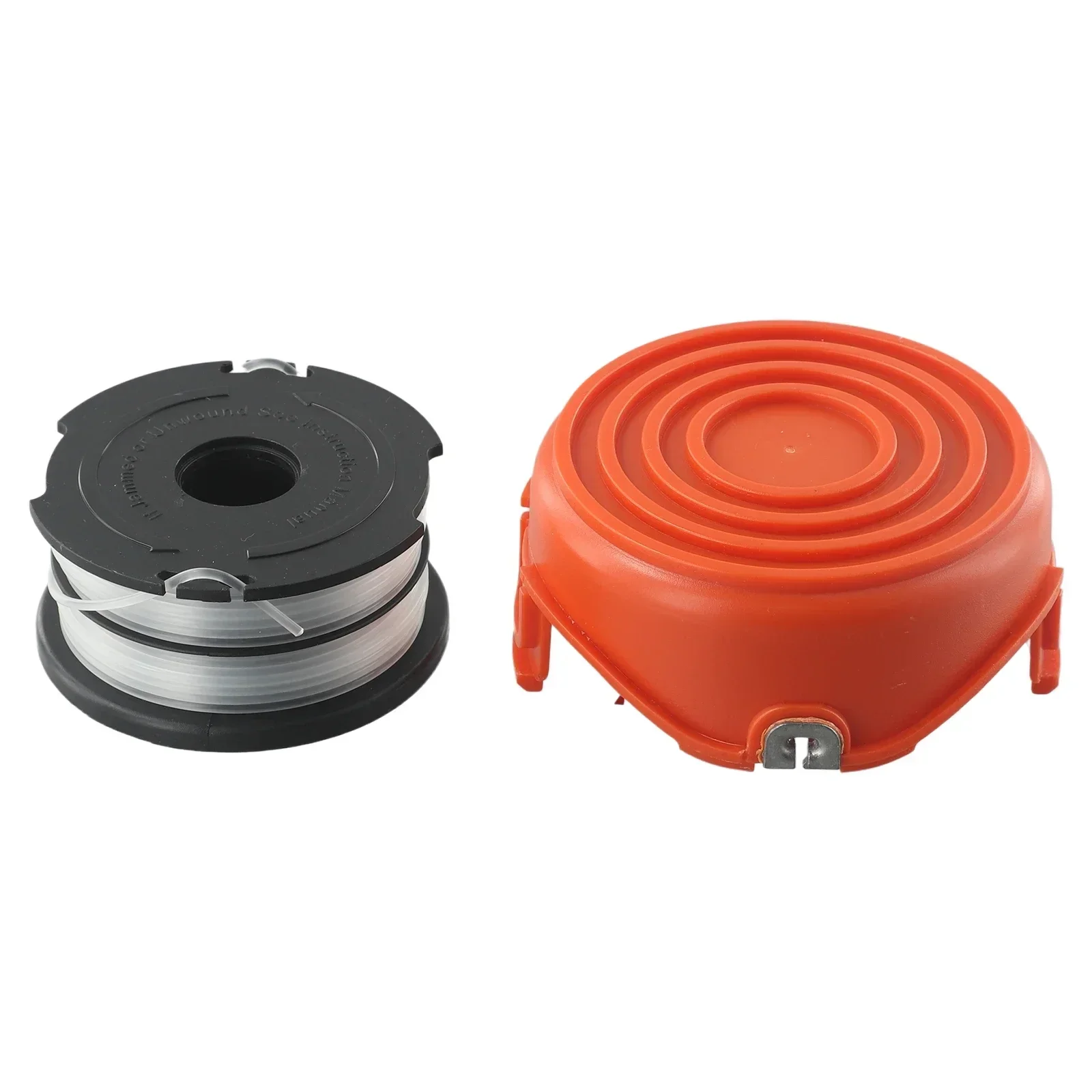 Línea de carrete Strimmer y tapa para Black Decker GL315, GL350, GL650, GL337SB, GL546SC, GL650SBC, GL651SB, GL652, GL653, GL65, GL656, accesorios