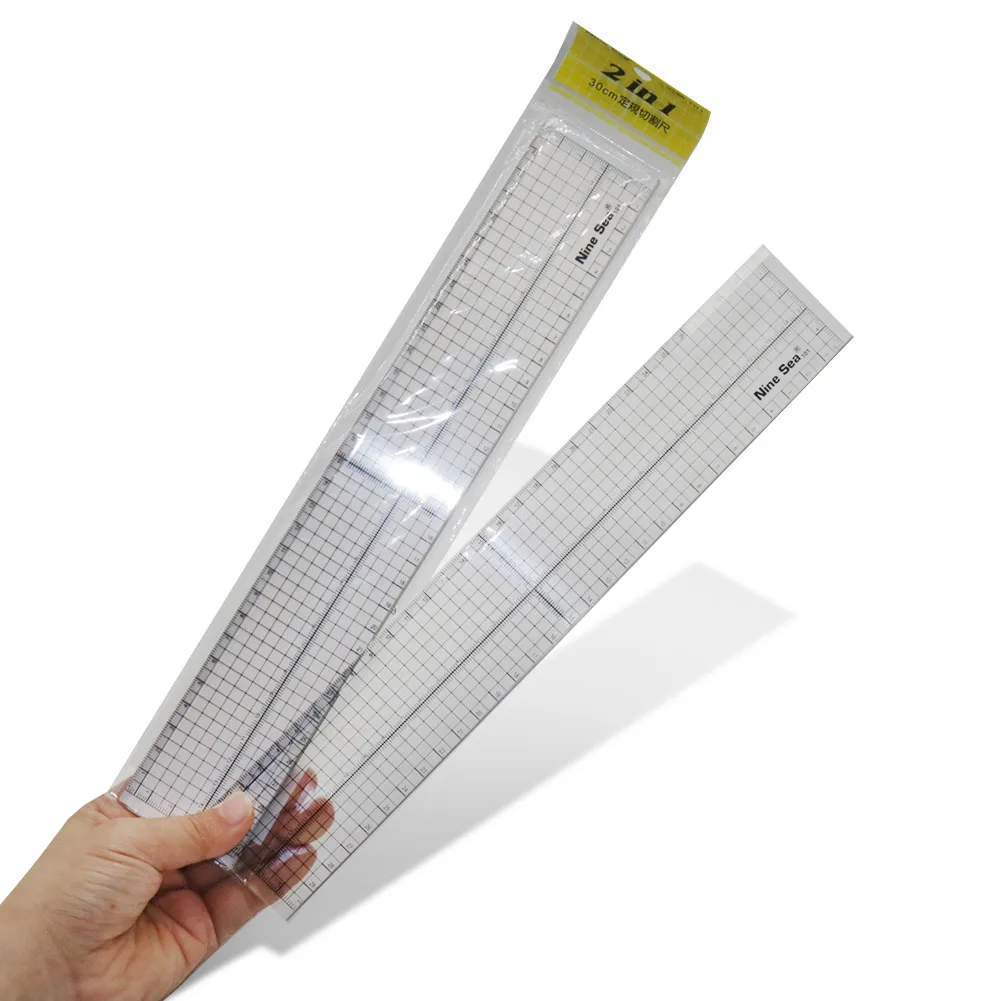 Cutting Ruler 5x30cm Patchwork Ruler DIY Hand Tool Tailoring Foot High-grade Sewing Tool Acrylic Material Scale Straightedge