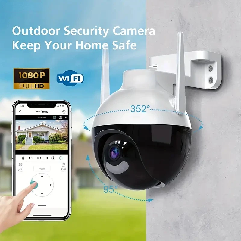 camera de seguranca ip ptz dual lens 5g wifi ip video de vigilancia colorido visao noturna exterior cameras 3mp 8x zoom 01