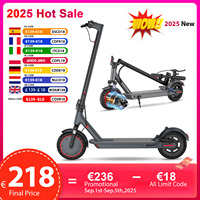 Dual Shock Absorption Electric Scooter 35KM Ultra Long Range 10 Inch 35KM/H Speed Cruise Control LED Light Electric Kick Scooter