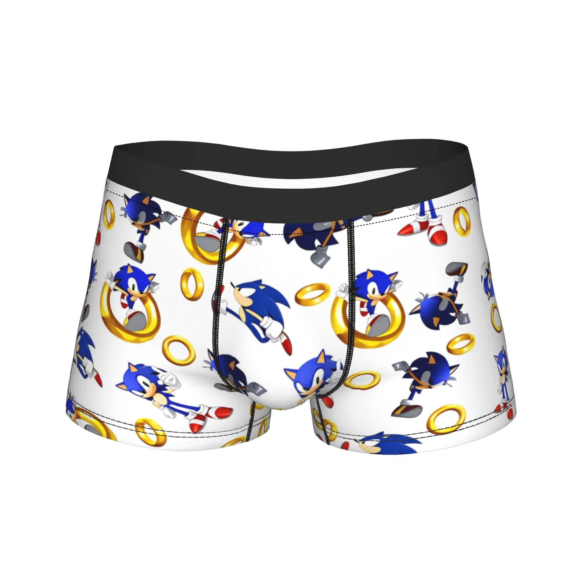 

Cartoon Hedgehog S-Sonicsss Underwear Men's Underpants Design Elastic Boxer Shorts High Quality Shorts Briefs Plus Size