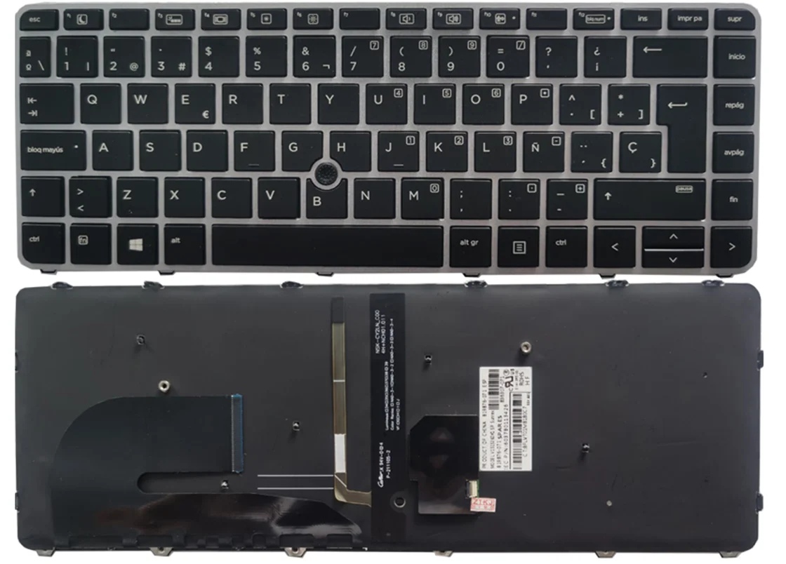 New UK Spanish French Brazil Keyboard For HP EliteBook 840 G3 745 G3 745 G4 840 G4 848 G3 With Backlit SP FR BR