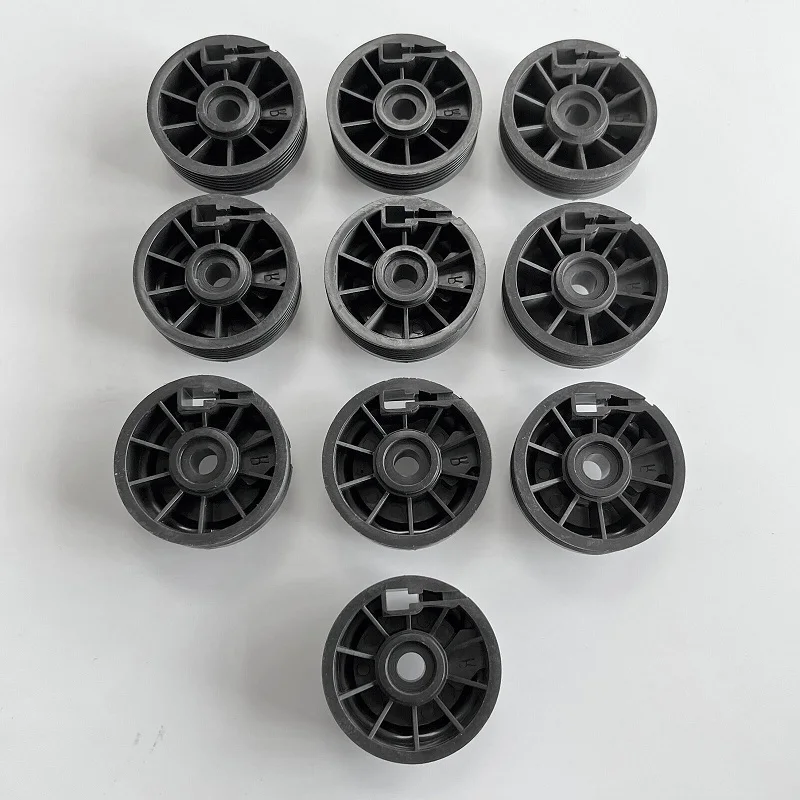 10pcs For Renault Megane 2, Peugeot 206, Opel Nissan Window Regulator Repair Wheel, Right Door