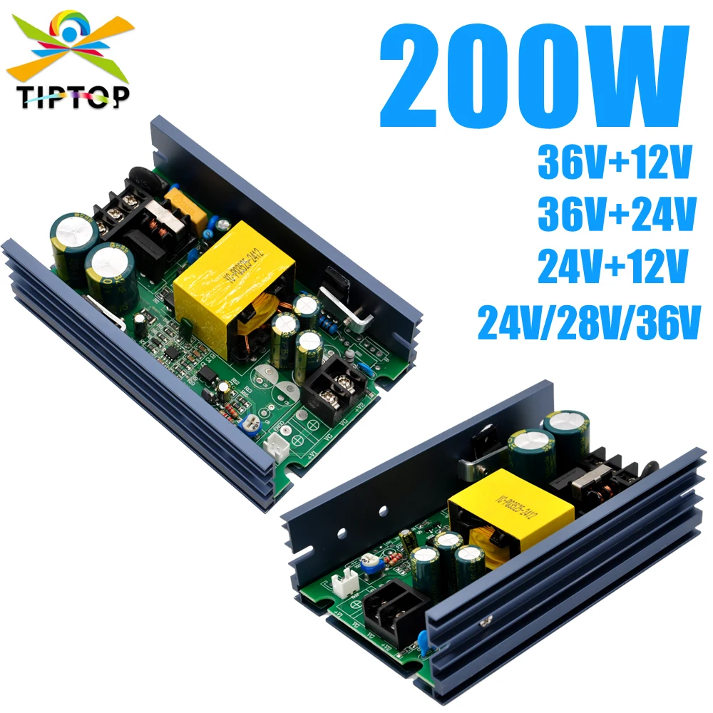 

TIPTOP 200W 54x3W Waterproof Indoor 200W Led Par Light Power Supply 36V 24V 12V Output Stage Lighting 36V 28V 24V 12V