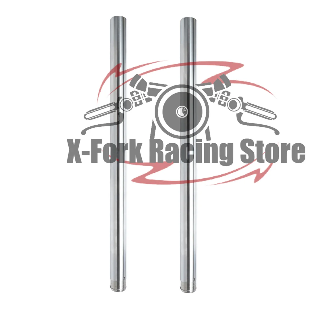 2xFront Leg Inner Fork Tubes Bars For Harley Sportster XL883L Superlow 2005-2015 Sportster XL883N 2009-2015 39x630mm 46218-05