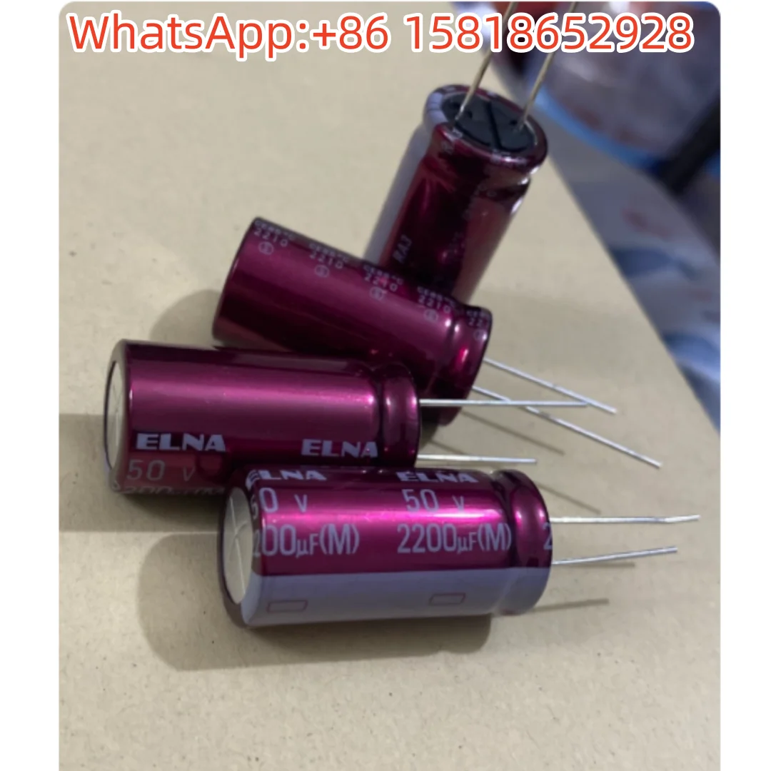 

2pcs 2200UF 50V Nippon I. Audio Capacitor 50V2200UF 16*31.5 RA3 Purple Robe