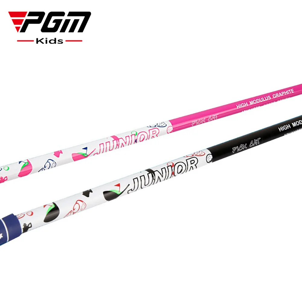 PGM Kids Golf Club JRTiG007 Masculino Feminino # Haste de eixo de carbono ultraleve de aço inoxidável de 7 ferro para crianças de 3 a 12 anos