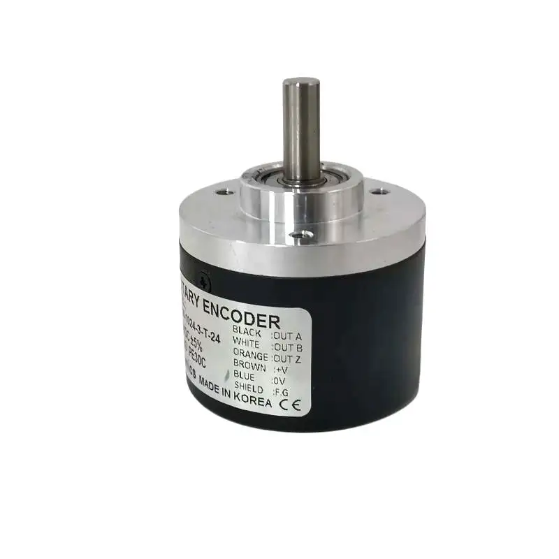 

Autonics E50s8-1024-3-t-24 optical rotary encoder solid shaft 8mm shaft diameter rotary encoder E50s8-1024-3-t-24