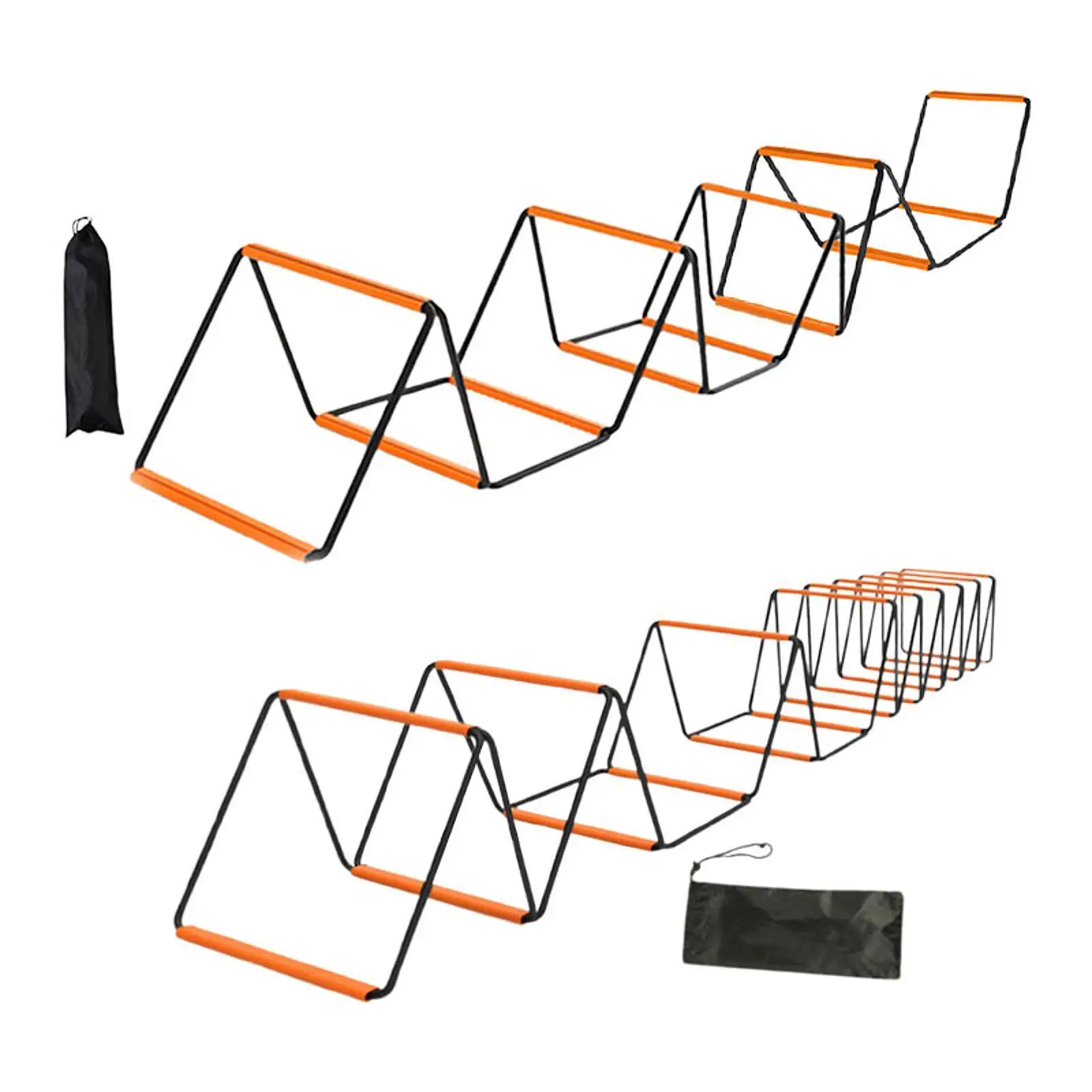 ポータブル多機能敏捷性はしご,フットワーク,フットエクササイズ,ホームジム,折りたたみ式トレーニング,サッカースピード