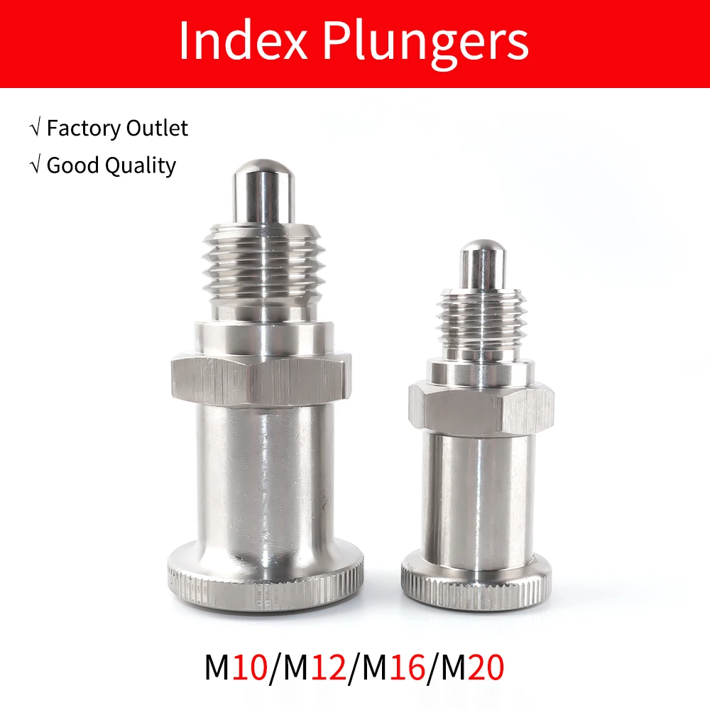 

Good Quality QB215 All Stainless Steel Indexing Plunger Self Locking Reset/Embedded/Knob Plunger Coarse/Fine Teeth Indexing Pin