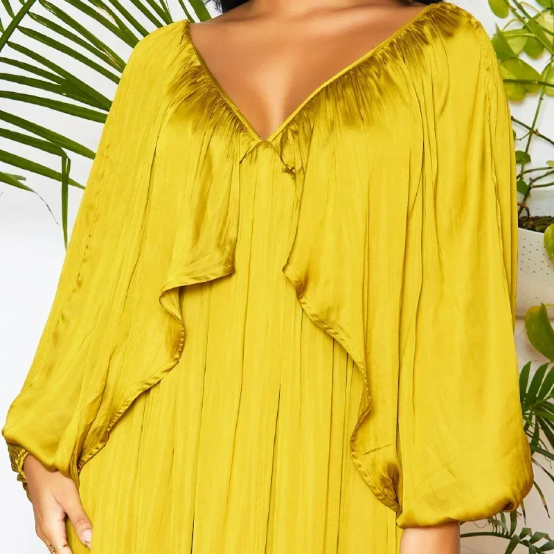 Турция платья для женщин африканский дизайнер плюс размер Boubou 2023, весенний шифоновый халат макси, Анкара, праздничная одежда с длинными рукавами