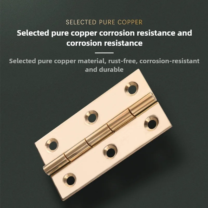 

1-3 Inch Pure copper Hinges Door Connector Universal Furniture Drawer Cabinet Fitting Hinge Home Doors Hardware Accessories