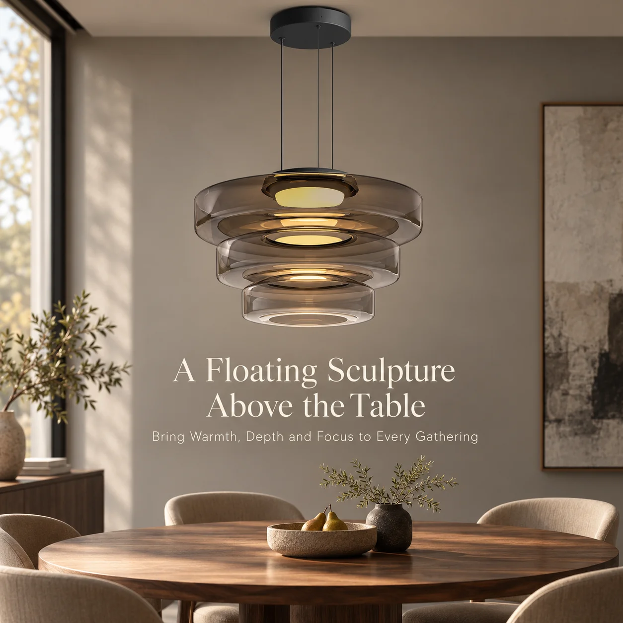 LED luxury glass pendant lamp adjustable pendant light for kitchen living room bedroom dining room wine cabinet chandelier