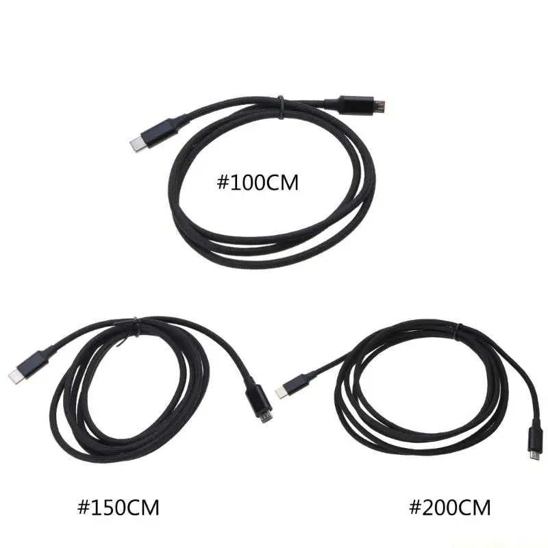 F62C Type-C to Micro USB Charging Cable for GalaxyS7S6 Tablets Cameras Phones