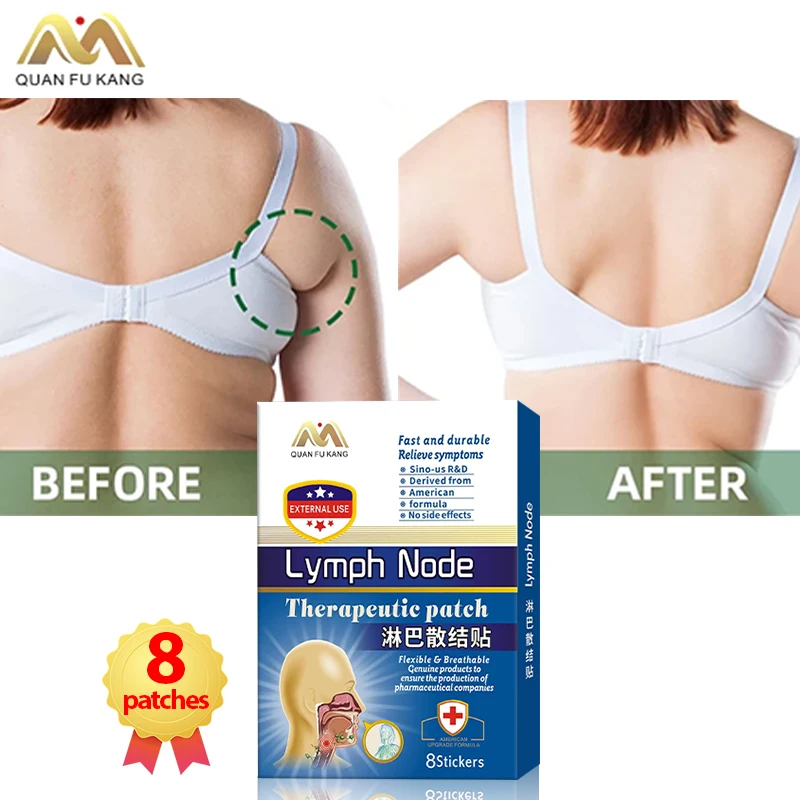 

Lymphatic Detox Drainage Patch Lymph Nodes Herbal Medicine for Armpit Neck Breast Anti-swelling Treatment American Formula