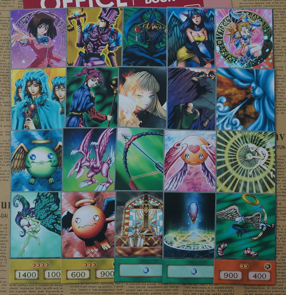 20pcs/set Yu-Gi-Oh! Tea Gardner DM Anime Orica Fairy Spellcasters Duelist Kingdom Virtual World Anzu Mazaki Signature Cards