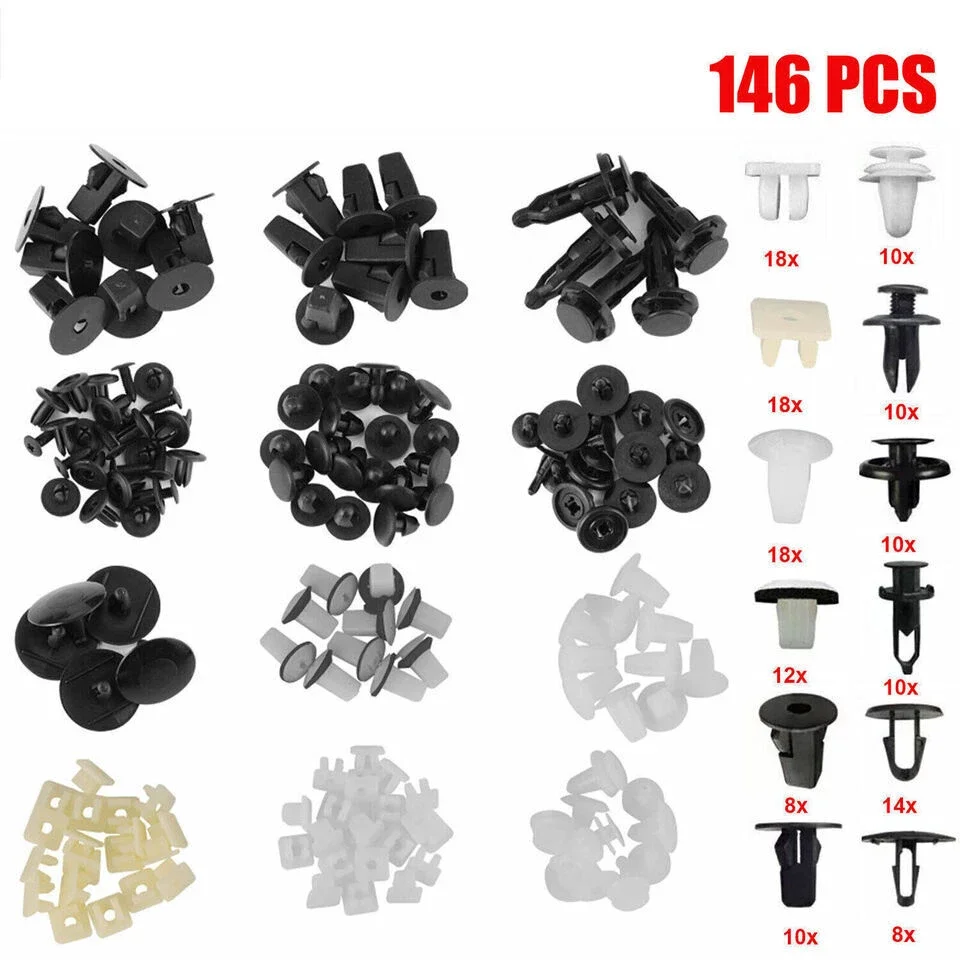 Auto Body Bumper Klinknagel Retainer Molding Push Pin Clips Trim Accessoires Bevestiging