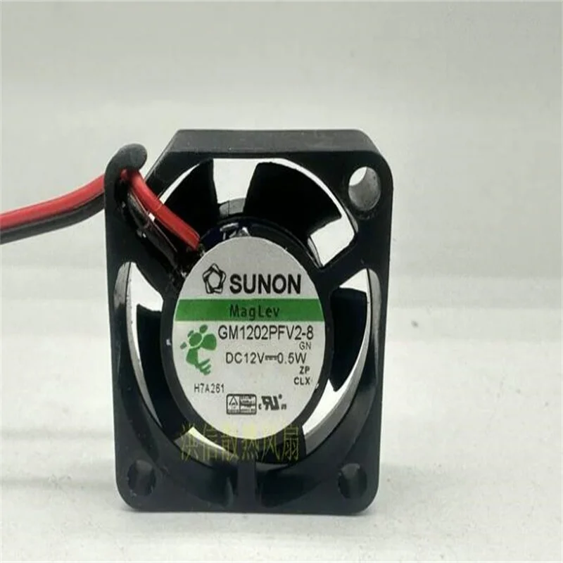 GM1202PFV2-8 12V 0.5W Original 25*25*10MM Two Wire Cooling Fan 2510