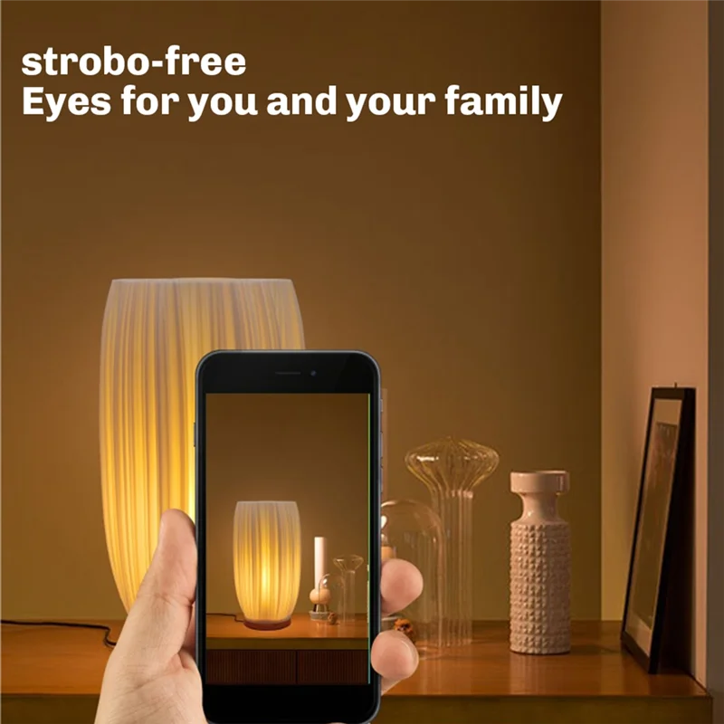 

HGSW-Bedside Lamps For Nightstand Lamp Vintage Striped Small Night Light Vase Design Rechargeable Light