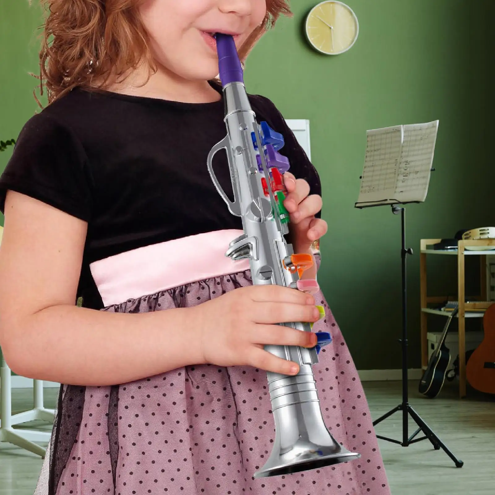 楽器サックス早期教育玩具誕生日パーティーの記念品 8 トーン子供のための演奏子供学校学習