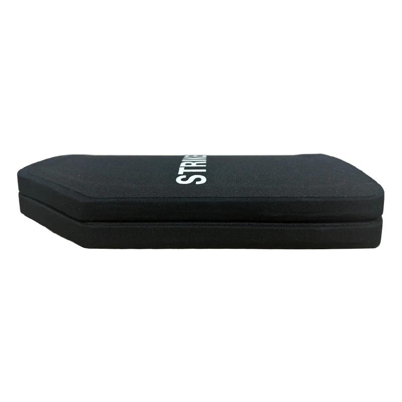 Plaque pare-balles PE Pure 10x12 pouces, armure d'insertion tactique de classe NIJ III pour sac à dos, Protection tactique du corps du pont
