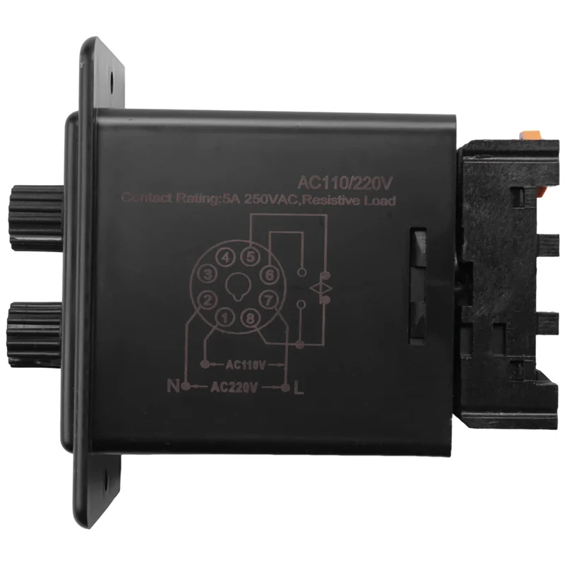 【Hot-Sell】8X On Off Twin Timer Relay Knob Control Time Switch ATDV-YC 6S-60M Relay Board AC 110/220V Electrical Access(AC110/220