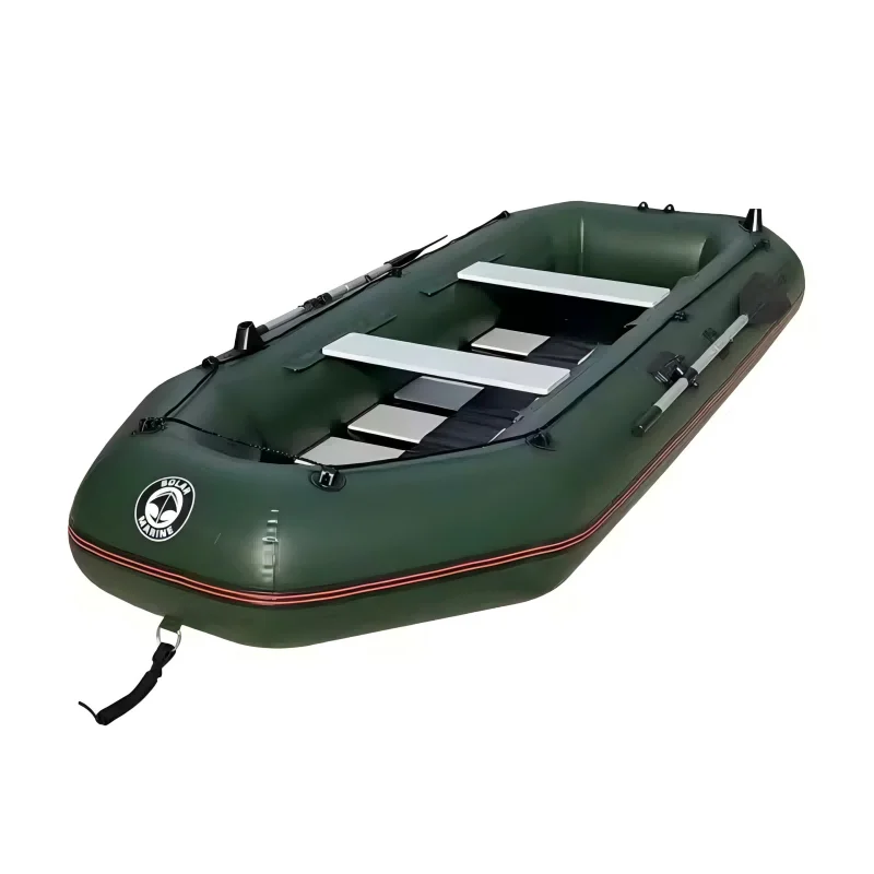 2.7M Dinghy Canoe Inflatable Fishing Boat 4Person Racing Boats and Surfing Kayak Portable IB Adult Outdoor Watersport Accessory