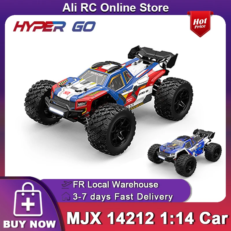 Neues MJX 14212 1/14 RC Auto 2852 Brushless 2.4G Ferngesteuertes Hochgeschwindigkeits-Offroad-Rennauto Modell mit Doppel-PC-Gehäuse RC Erwachsenenspielzeug RTR Version