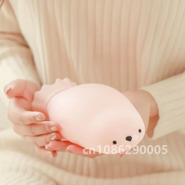 450ml Portable Cute Cartoon Hand Warm Silicone Seal Hot Water Bag Mini Hot Water Bottles Girls Pocket Hand Feet Hot Water Bags