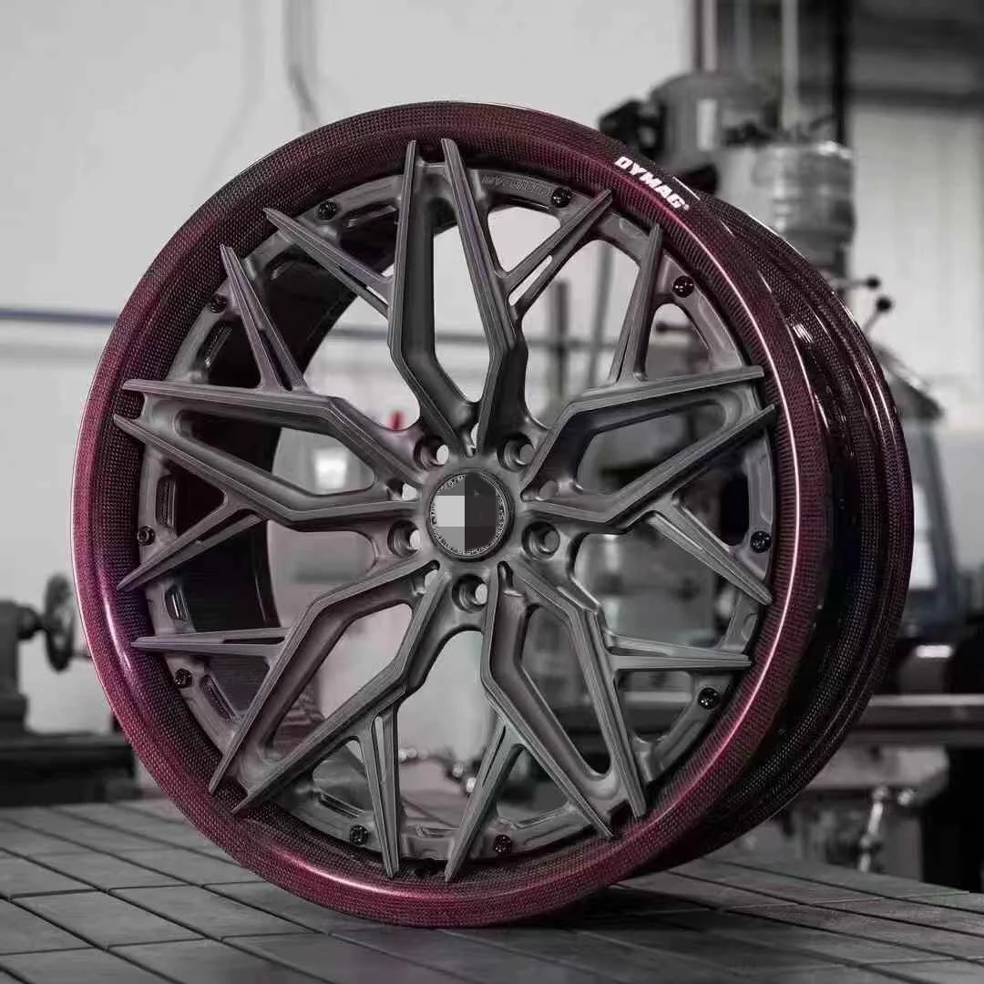 

【2025】6061-T6 Concave Aluminum Forged Two-Piece Wheel Hub Customize New Product With 18-24 Inches 20mm ET 100mm PCD