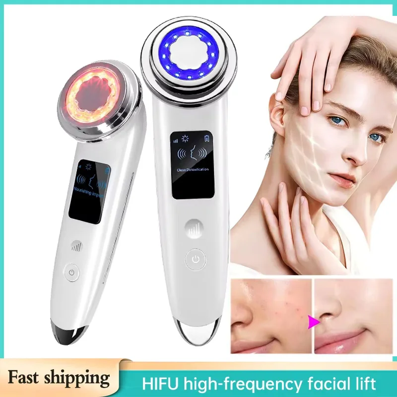 جهاز تجميل لرفع الوجه وتجديد شباب الفوتون EMS مكركرنت درجة حرارة ثابتة لتدفئة المسام للعناية بالبشرة