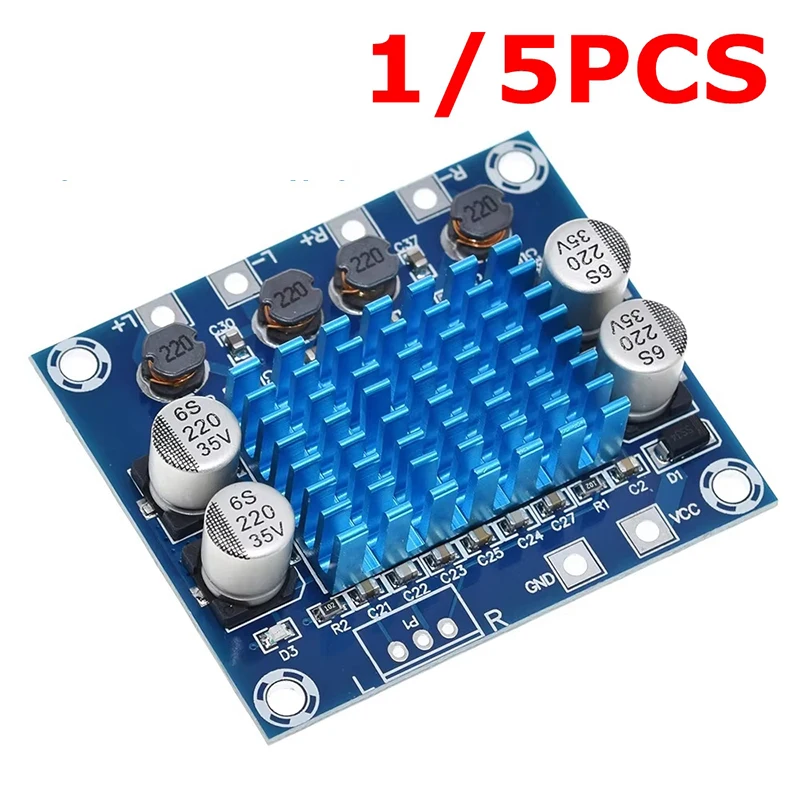 XH-A232 30W+30W Dual Channel Digital Stereo Audio Power Amplifier Board 12V 24V Amplifier Board 8-26V DC Audio Amplifier Board