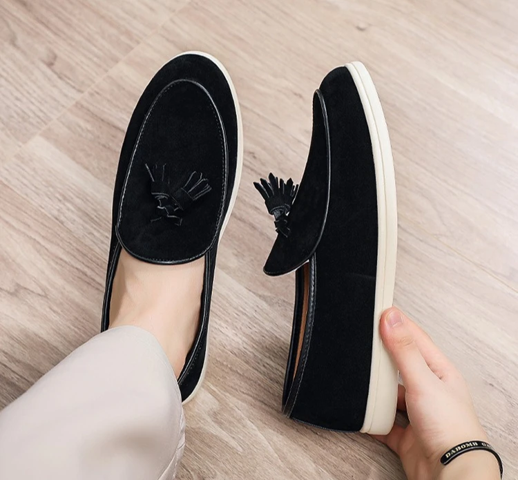 Meistverkaufte Leichte Herren-Freizeitschuhe Niedrig Geschnittene Slipper Flache Sohle Herren-Boardschuhe – Detail 6
