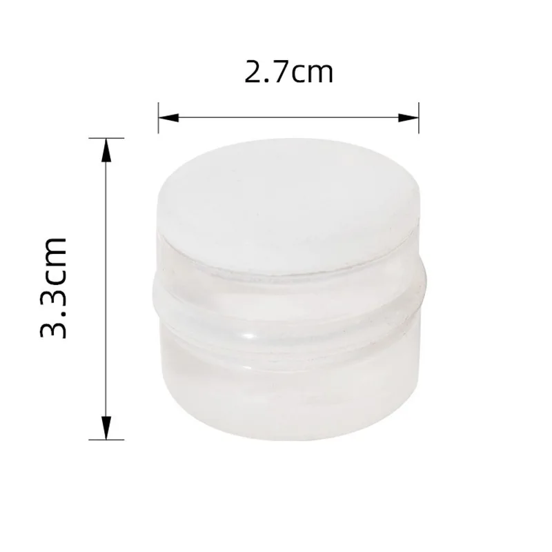 Transparent Door Stopper Resilient Rubber Buffer Cylindrical Anti-Collision Buffer Safety Shockproof Self Adhesive Door Stopper