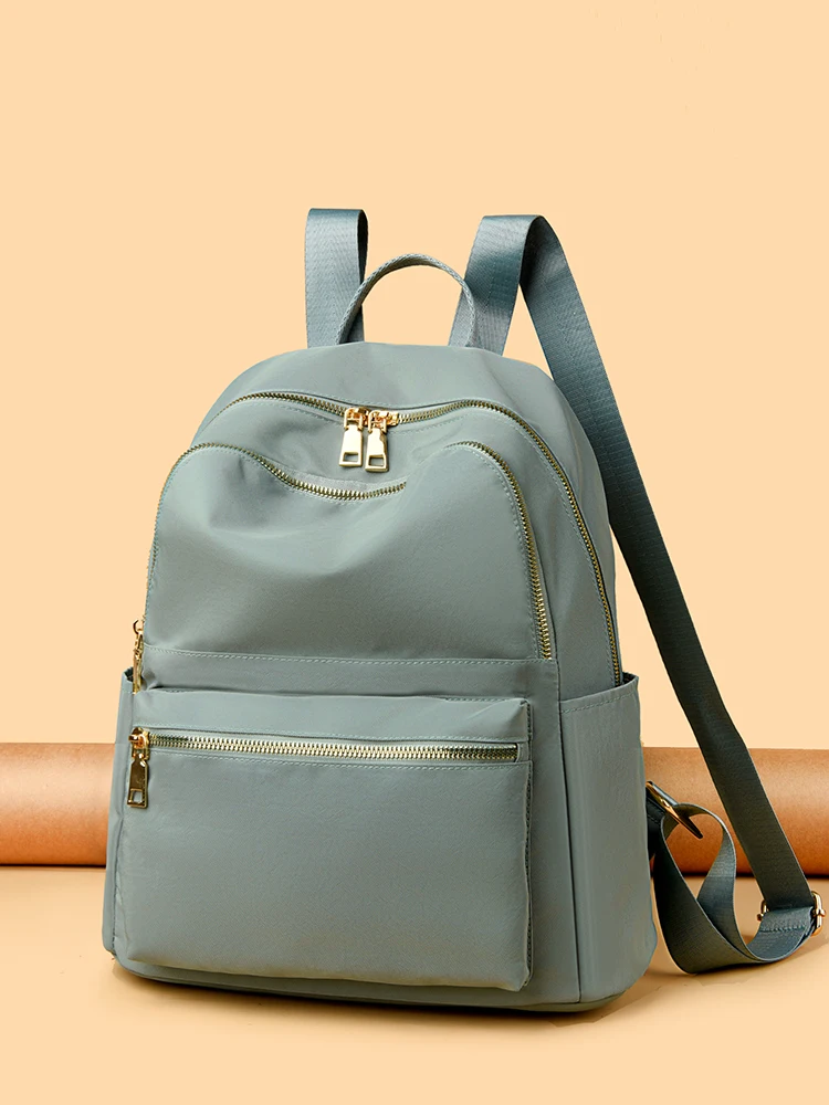 Ox Cloth Nylon Ladies Bapa 2025 New Sle Large Capaci Lightweight Casual Commuting Student Bookbag Dual Straps