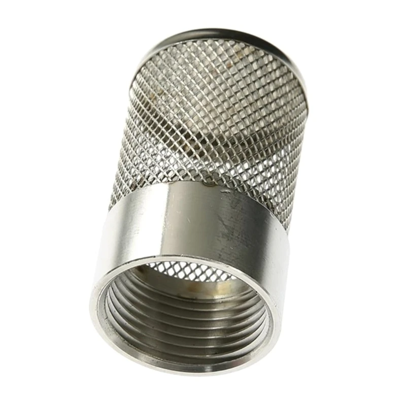 Garden Irrigation Water Pipe Filter Steel Mesh 1/2inch 3/4inch Female Thread Simple Installs for Efficient Filtrations