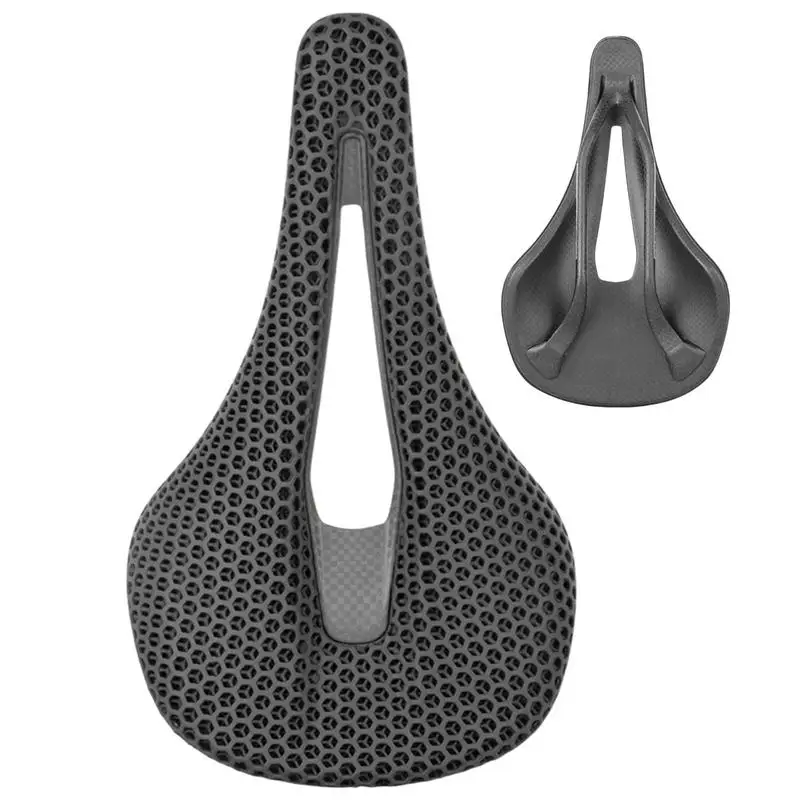 

Cycling Saddle Seat Saddle Cover Cycling Saddle Cycling Soft Cushion Shock Absorbing 3D Carbon Fiber Cushion Wide Mountain Seat